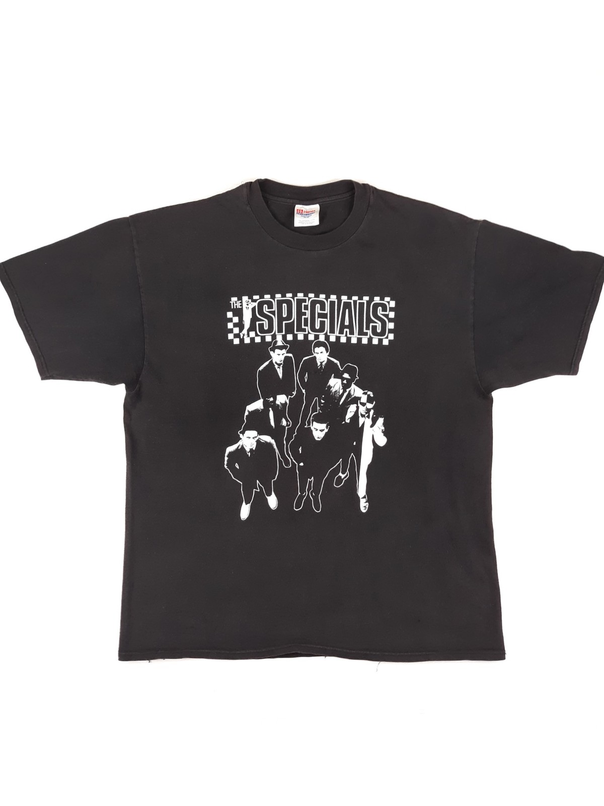 Vintage THE SPECIALS 2-TONE SKA T-shirt 90s UK Band Punk Oi Madness Black sz XL gallery