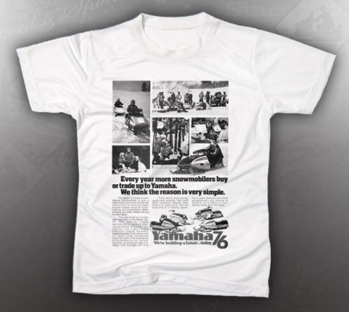 VINTAGE YAMAHA 1976 BUYER'S GUIDE TEE-SHIRT LIKE NOS gallery