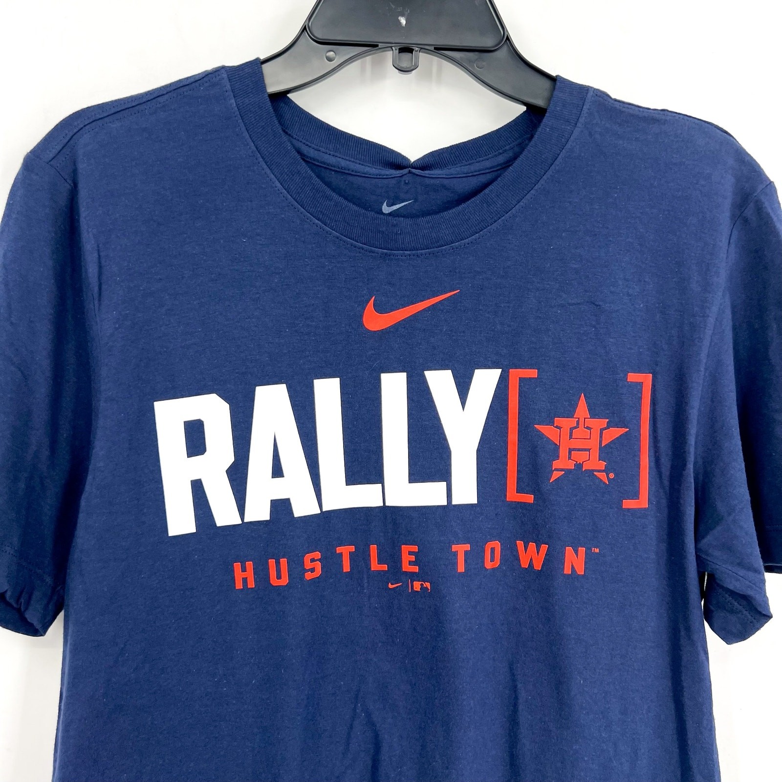 NIKE Mens Houston Astros Rally Home Graphic T-shirt Small Chattanooga Blue NWT gallery