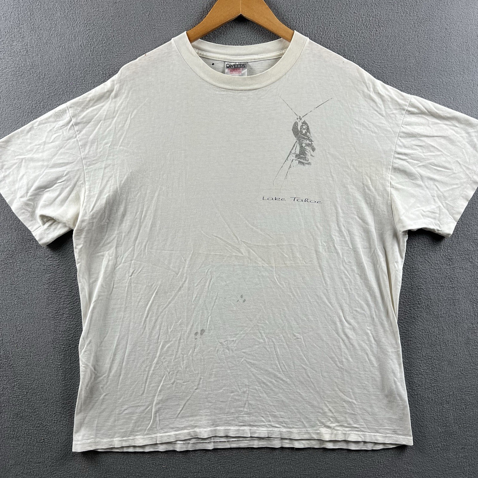 Vintage Lake Tahoe Shirt Mens XXL In Most States Getting This High Is A Felony gallery