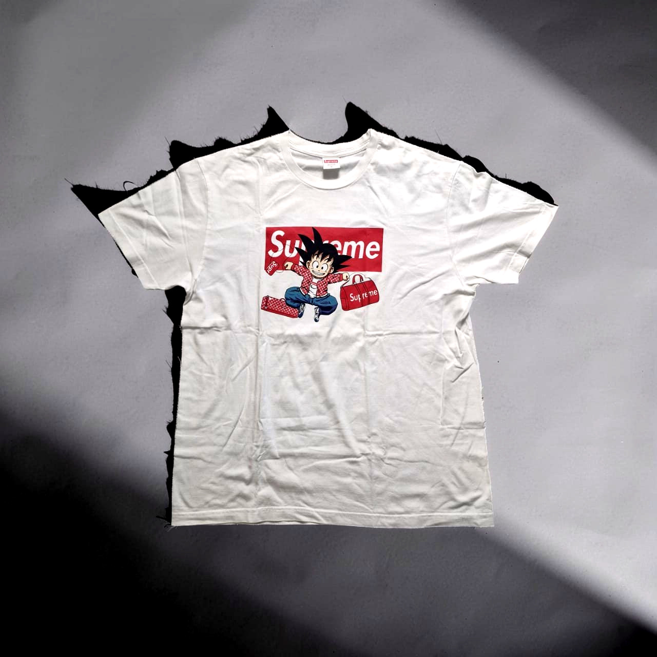 Supreme Son Goku Dragon Ball Shirt Size XL , Anime Skater *White* Made In USA gallery