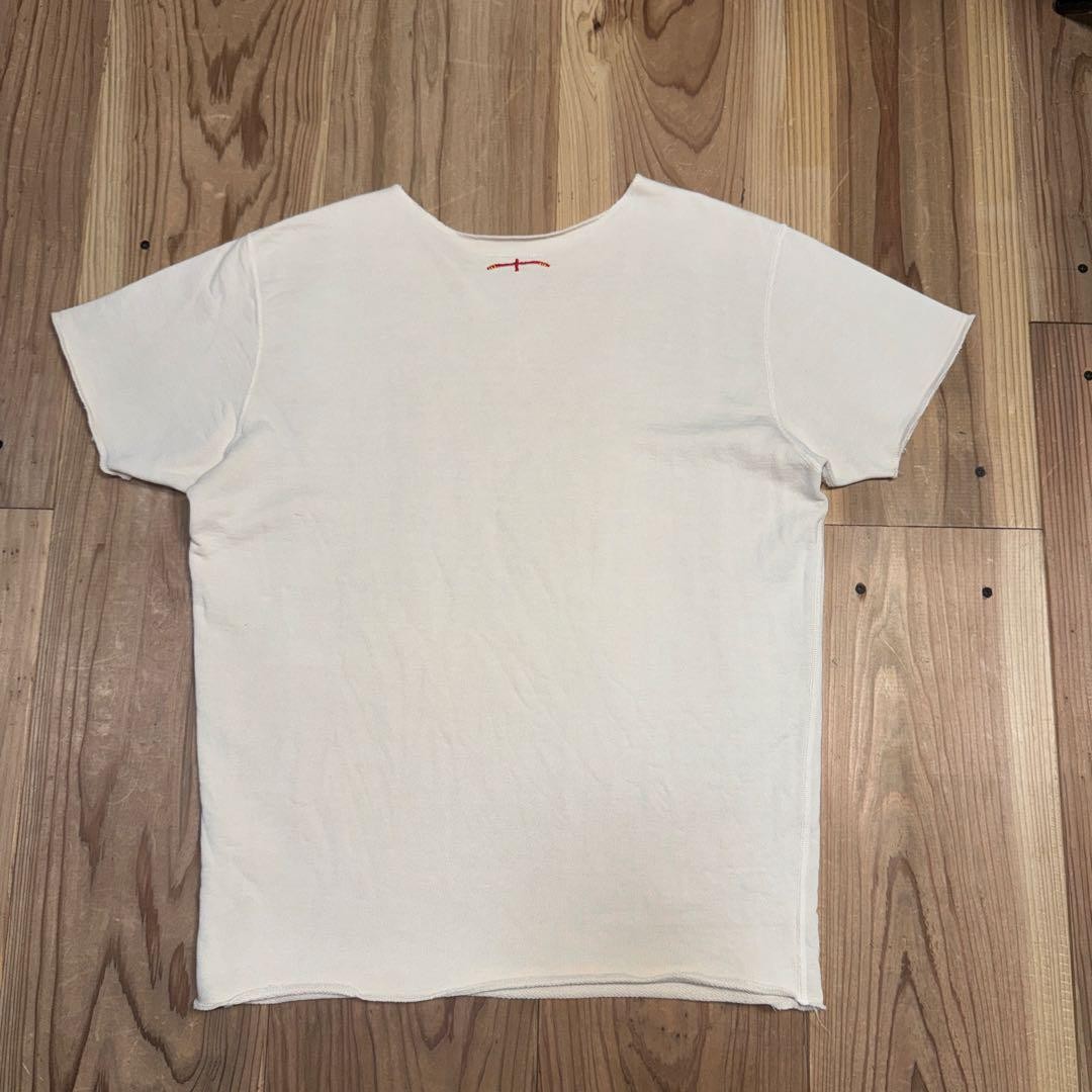 Two Moon Skipper Neck V-Neck Short Sleeve Sweatshirt Beige M 40/42 gallery