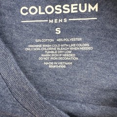 CSUF Fullerton Titans Mens Size Small T Shirt Blue Orange Short Sleeve Colosseum