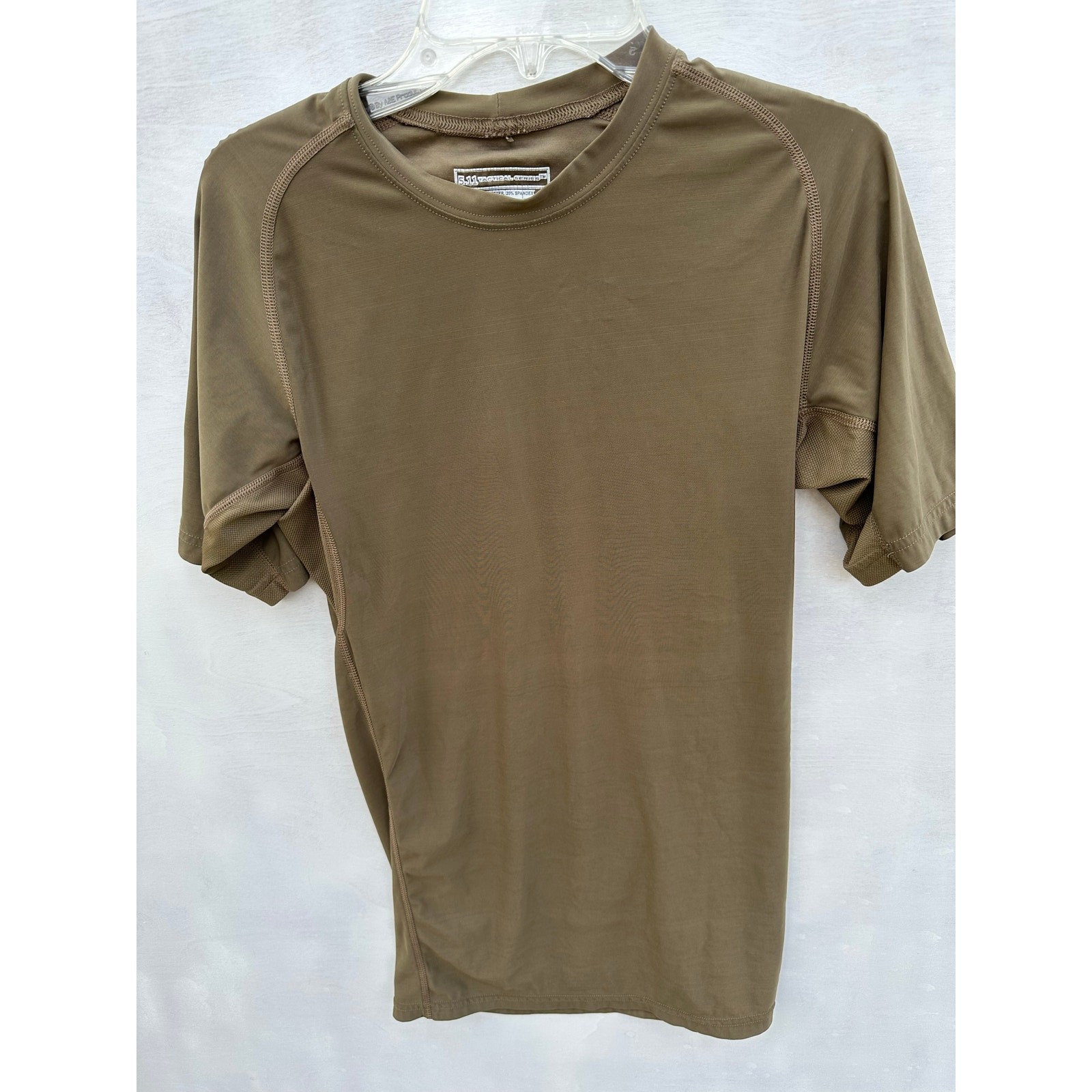 511 Tactical Men's Brown Under Gear Athletic Shirt Snug Fit Size Medium Outdoors gallery