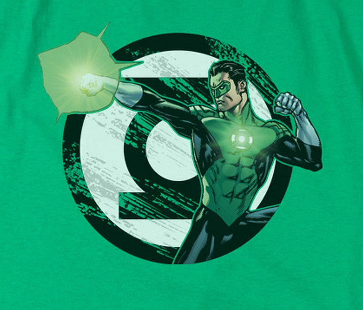 Green Lantern "Blasting Logo" T-Shirt - Through 4X gallery