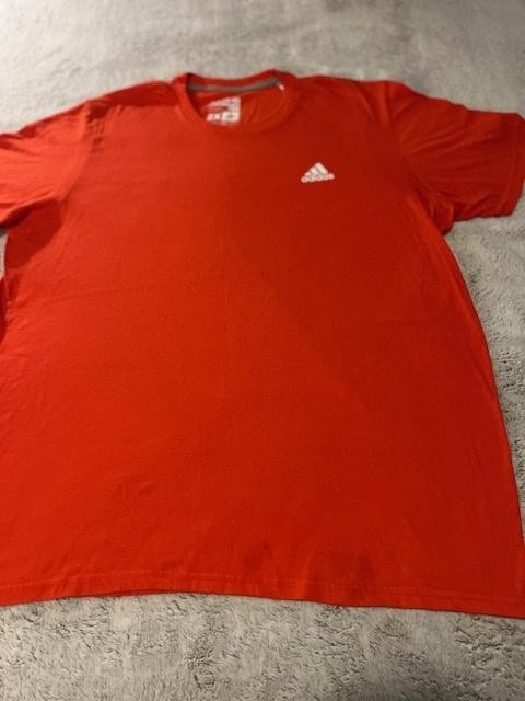 Adidas Shirt Mens 2XL Red Go-To Performance Tee Short Sleeve Athletic Cotton gallery