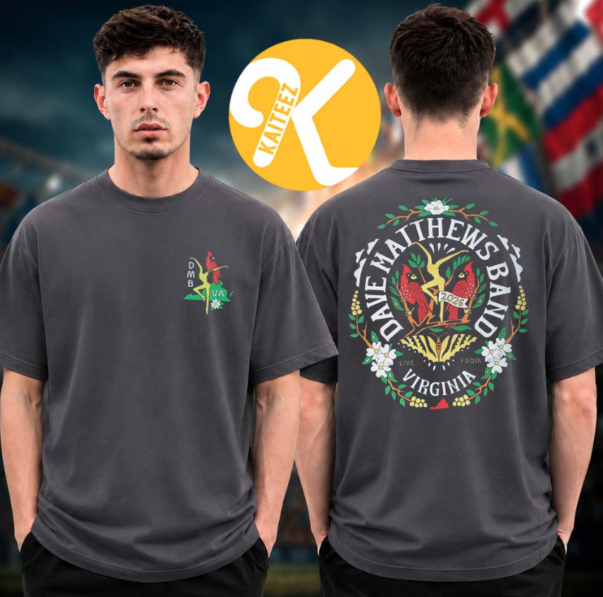 Dave Matthews Band Event Tee Virginia Beach 2026 Two Sided T-Shirt gallery