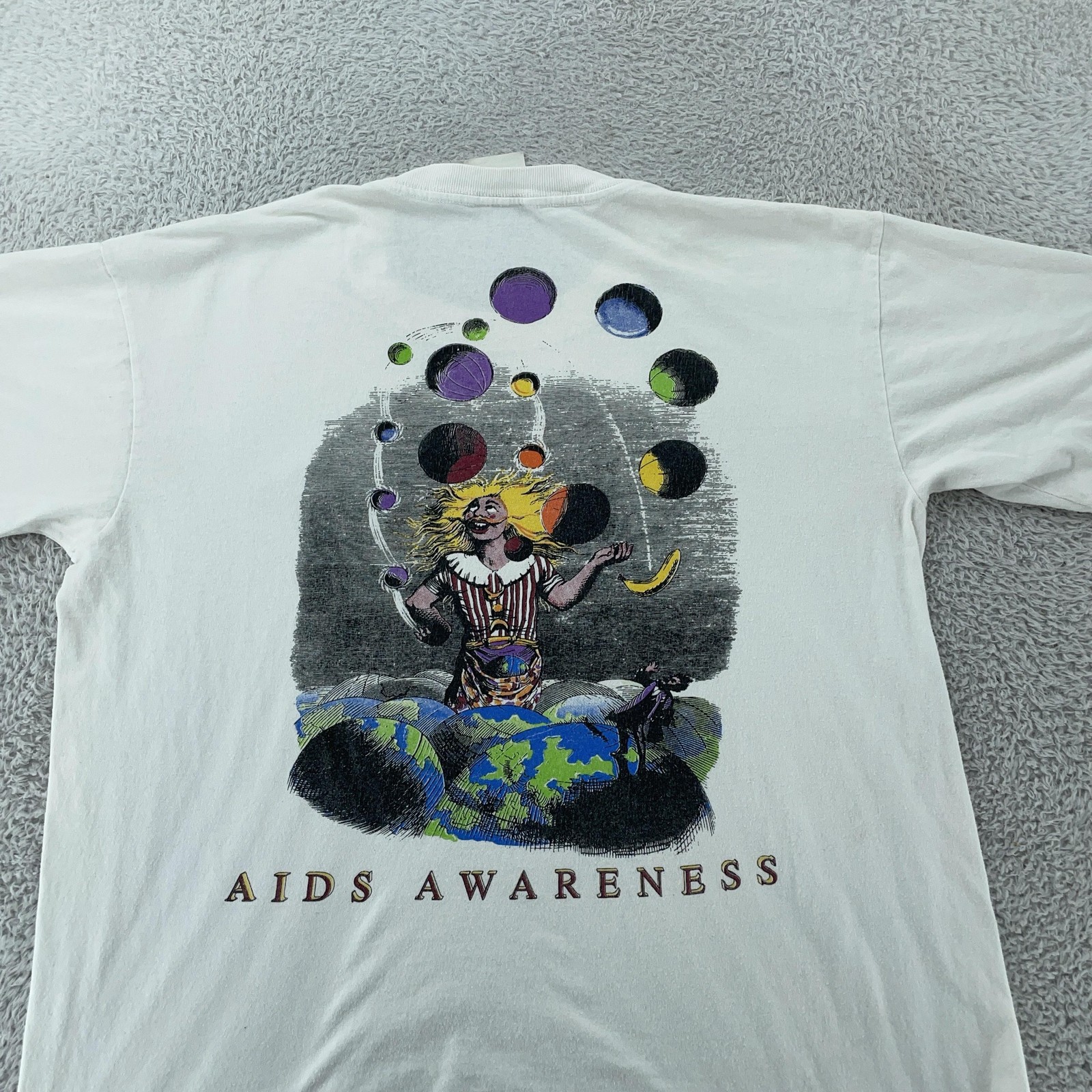 Vtg Hard Rock Cafe AIDS Awareness Shirt Large Signature Series IV Queen Innuendo gallery