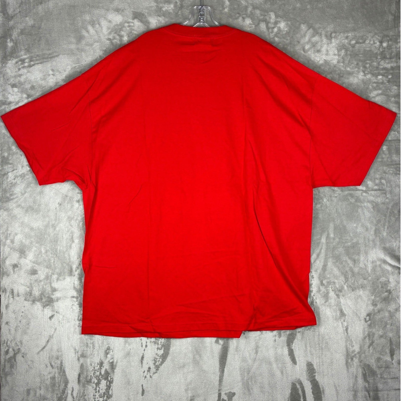 Cavi Mens Red Graphic Tee Shirt Eagle Crest Chevron Stripes 4XL Oversized gallery