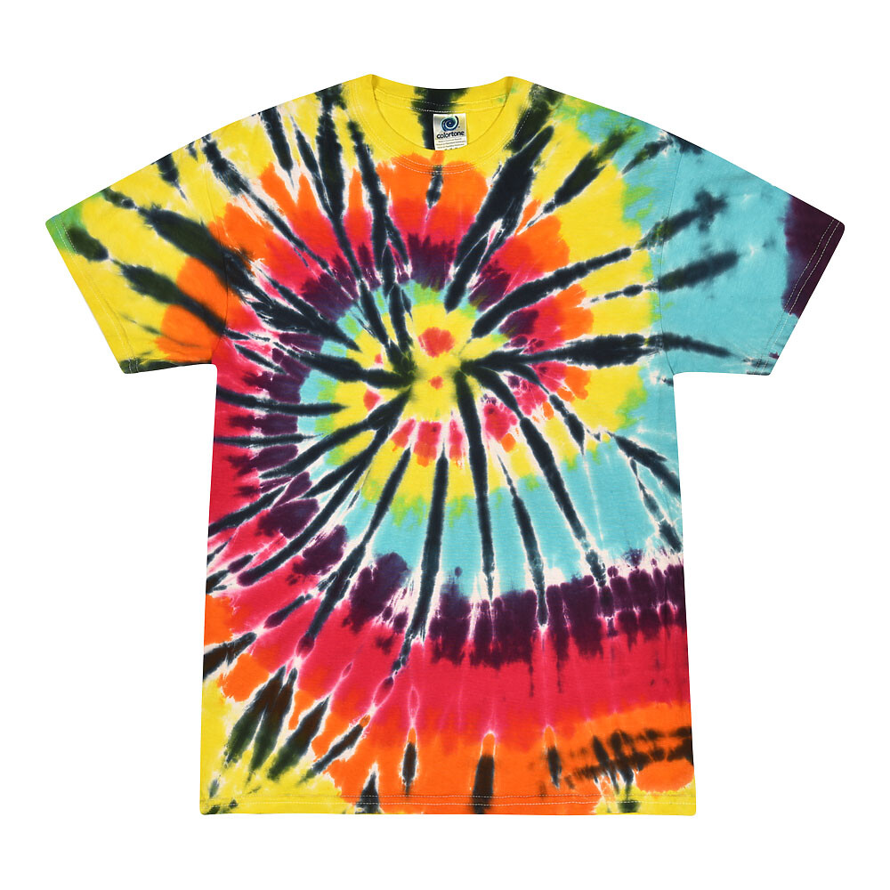 Tie Dye T-Shirts Multi-Color Adult Size 2XL XXL Cotton Colortone gallery