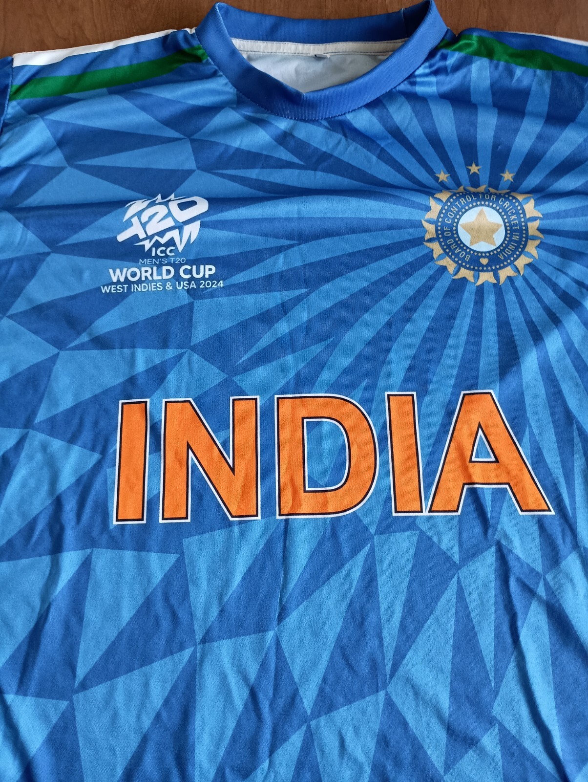 India Men's T20 World Cup 2024 Unbranded Cricket Shirt Size Large gallery