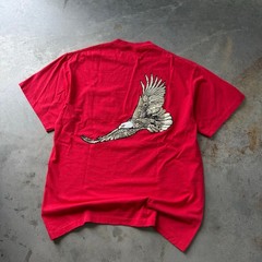 Vintage 90’s Winston Cigarette Promo Eagle Puff Print Pocket T-shirt Size XL