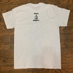 Classic Hip-Hop White Shirt Throwback Size Medium