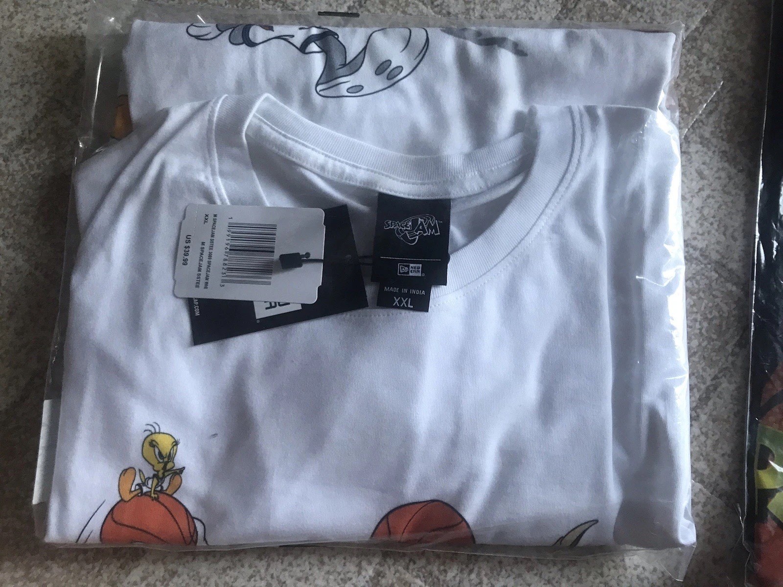New Era Space Jam 30th Anniversary White Shirt Size Mens XXL BRAND NEW JORDAN gallery