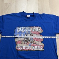 Vintage Single Stitch Loretta Lynn Is Country Music Band T-Shirt Belton XXL
