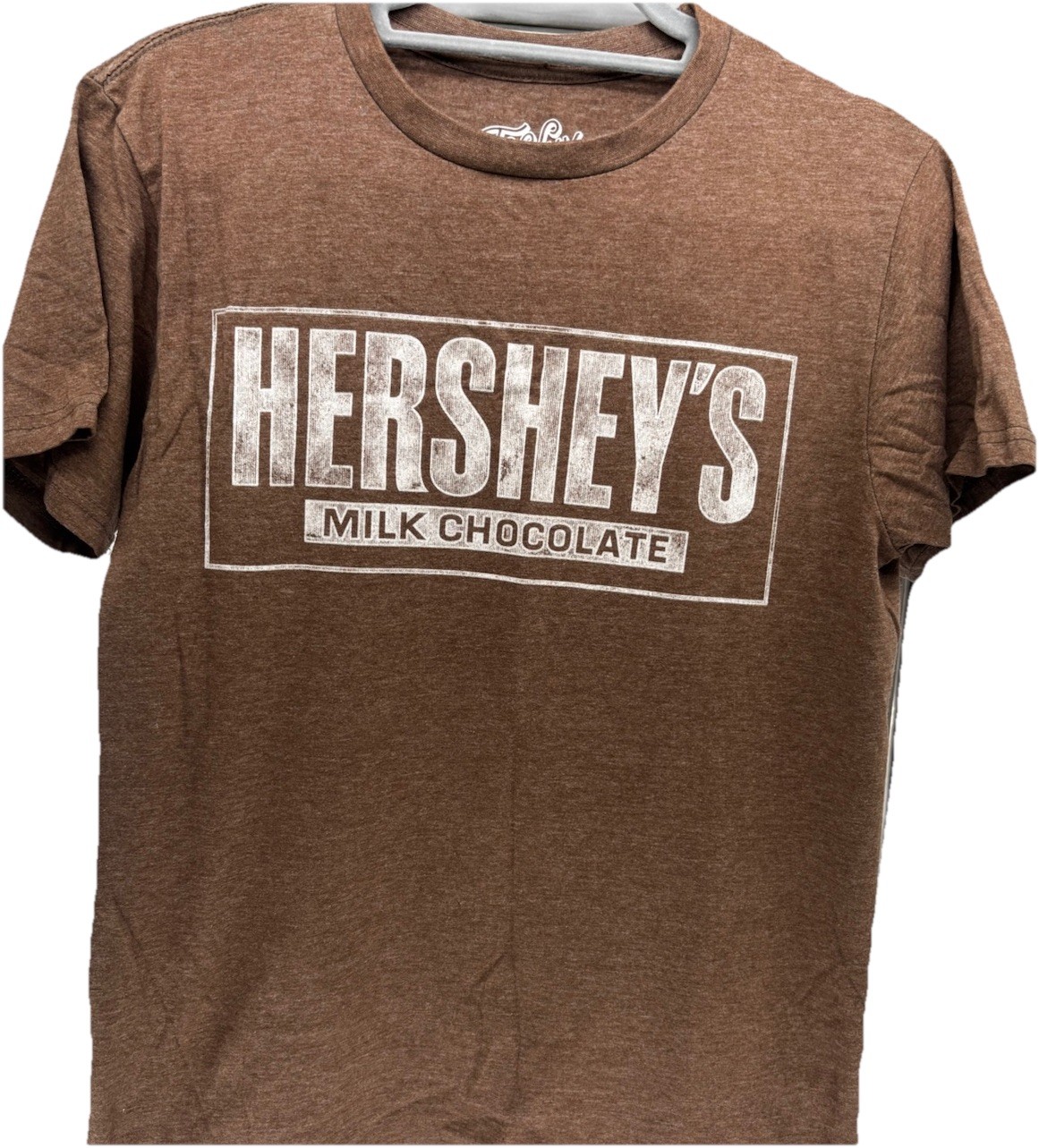 Hershey’s Chocolate Men’s M Brown T-Shirt Graphic Logo Crew Neck Trendy