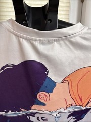 Studio Ghibli Ponyo and Sosuke 3D printed t-shirt Zootop Bear Size M Under Water