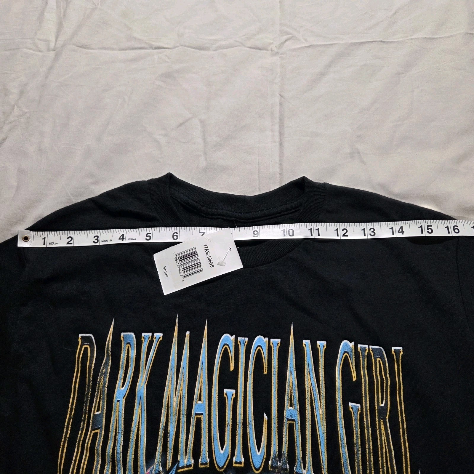 Mens Sz Small NWT Yugioh Dark Magician Girl Graphic T-Shirt BLK Ripple Junction gallery