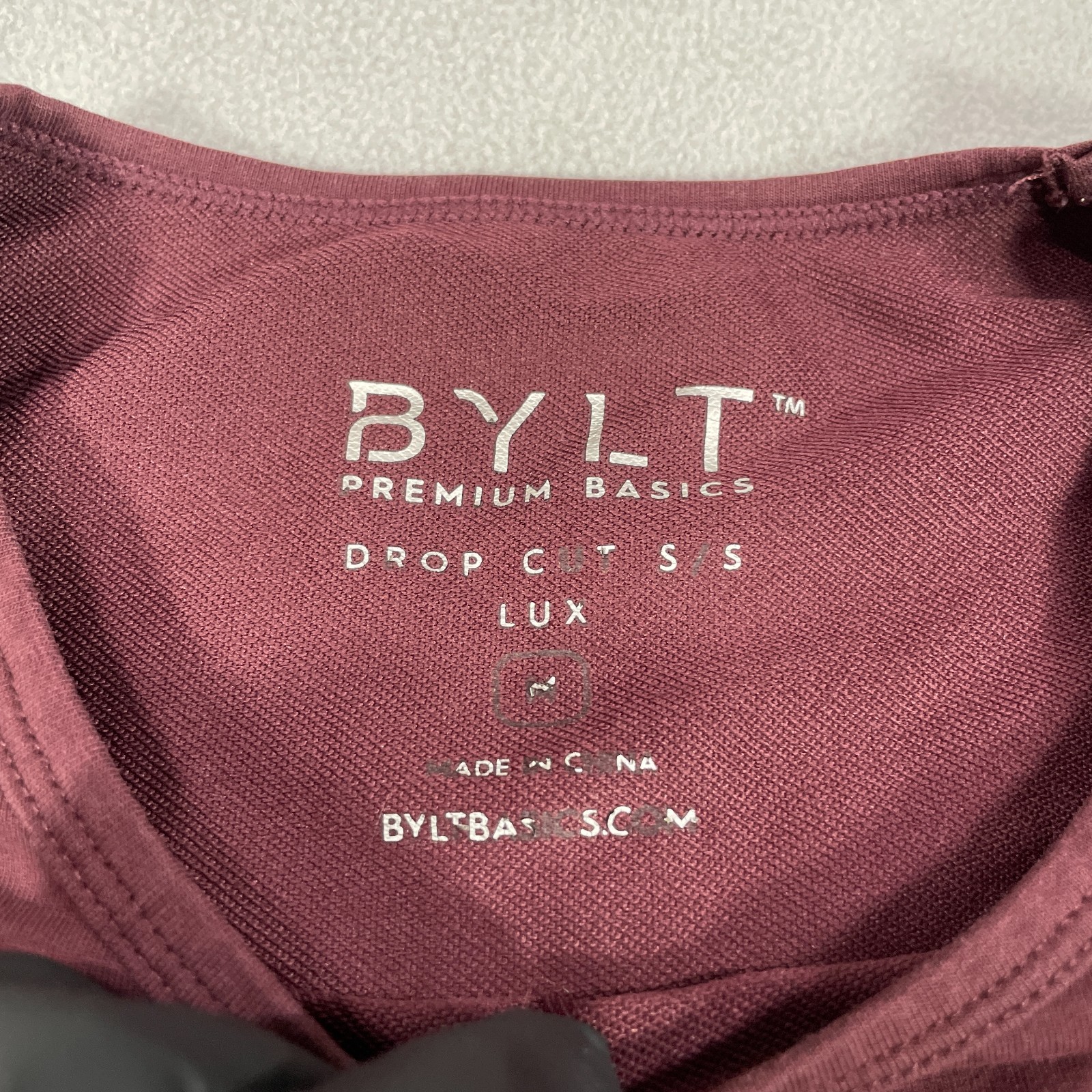 BYLT Mens Drop Cut Lux T-Shirt Size Medium Stretch Performance Lot Of 2 Bundle gallery