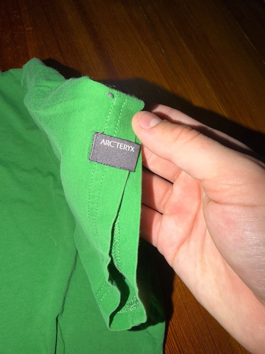 Arc'teryx Archaeopteryx Word Logo Cotton T-Shirt Green gallery