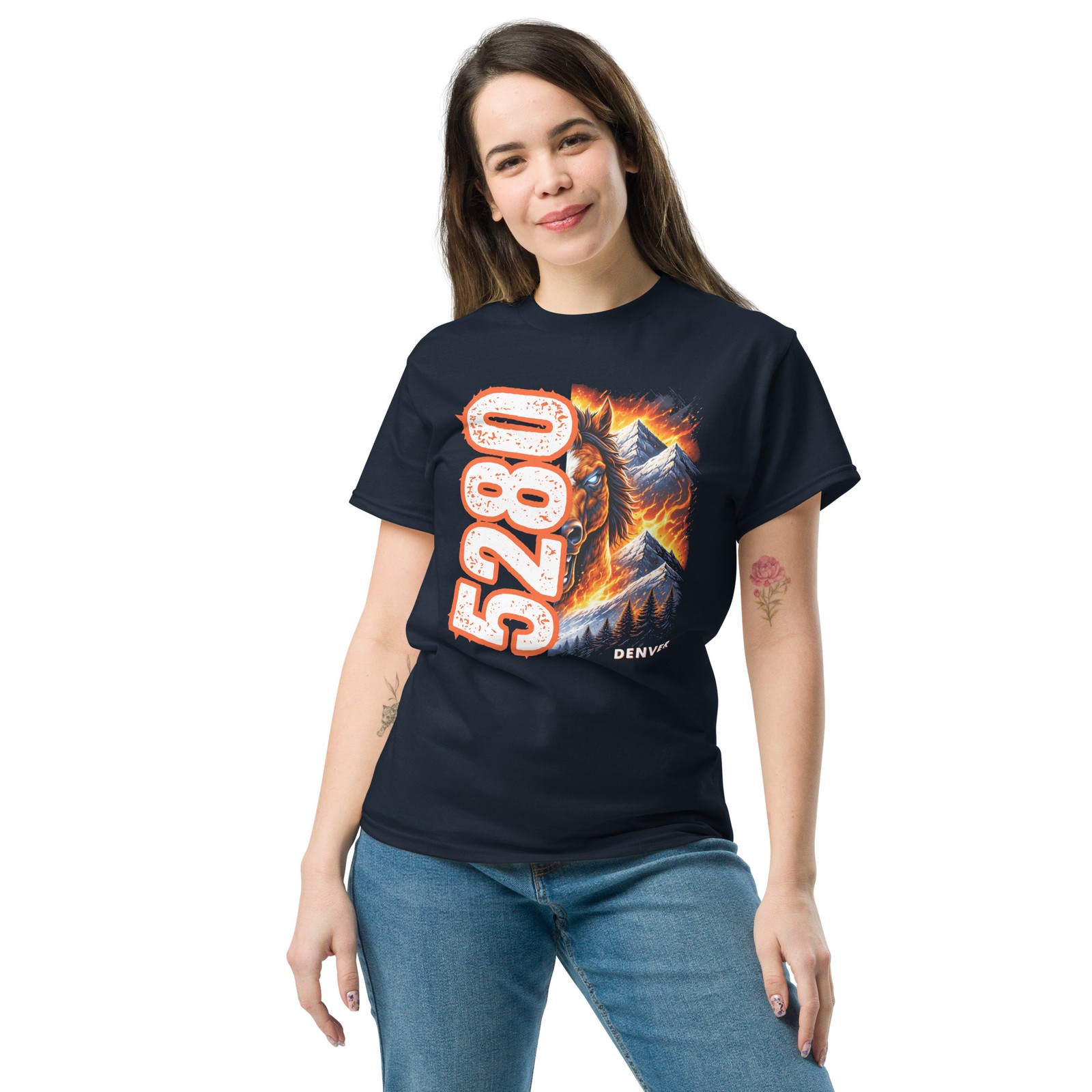 NEW Broncos Shirt 5280 MILE HIGH Broncos Fan Denver Football Unisex gallery