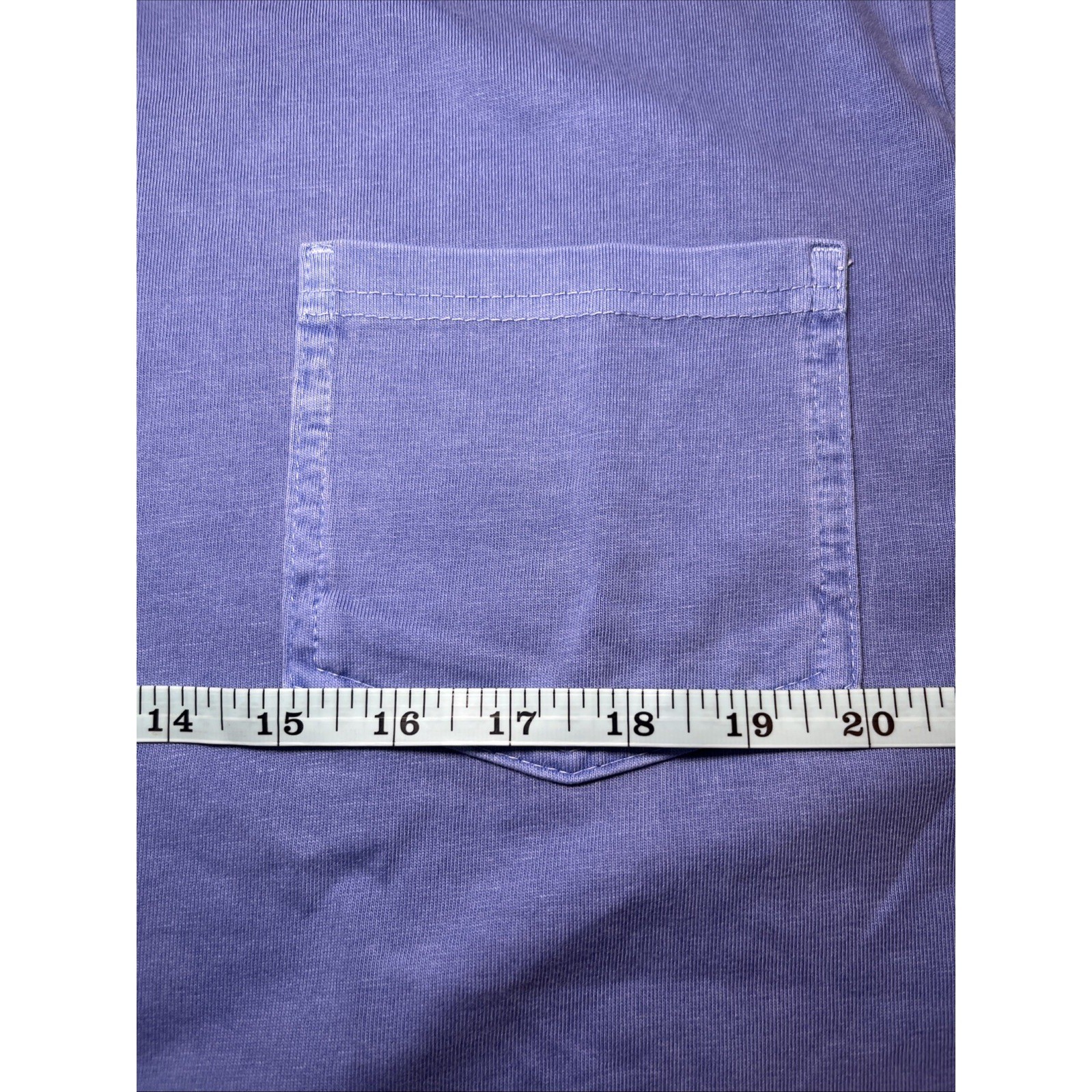 WILT Vintage Wash Pocket Tee XL NWT Periwinkle Blue Garment Dyed T Shirt gallery