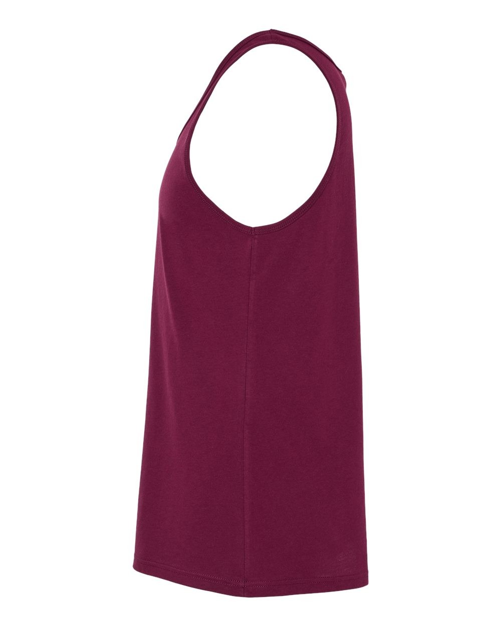 🔥 BELLA + CANVAS Jersey Tank Top Shirt Ring-spun Cotton 3480 Maroon 2XL gallery