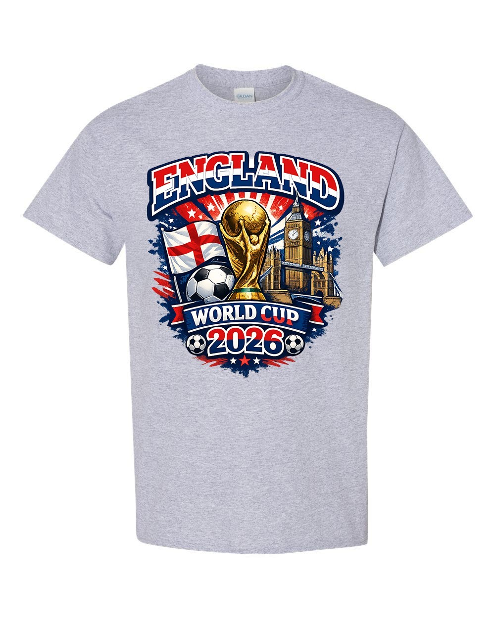 England Soccer 2026 World Cup Style Unisex T-Shirt | German Fan Shirt | Football gallery