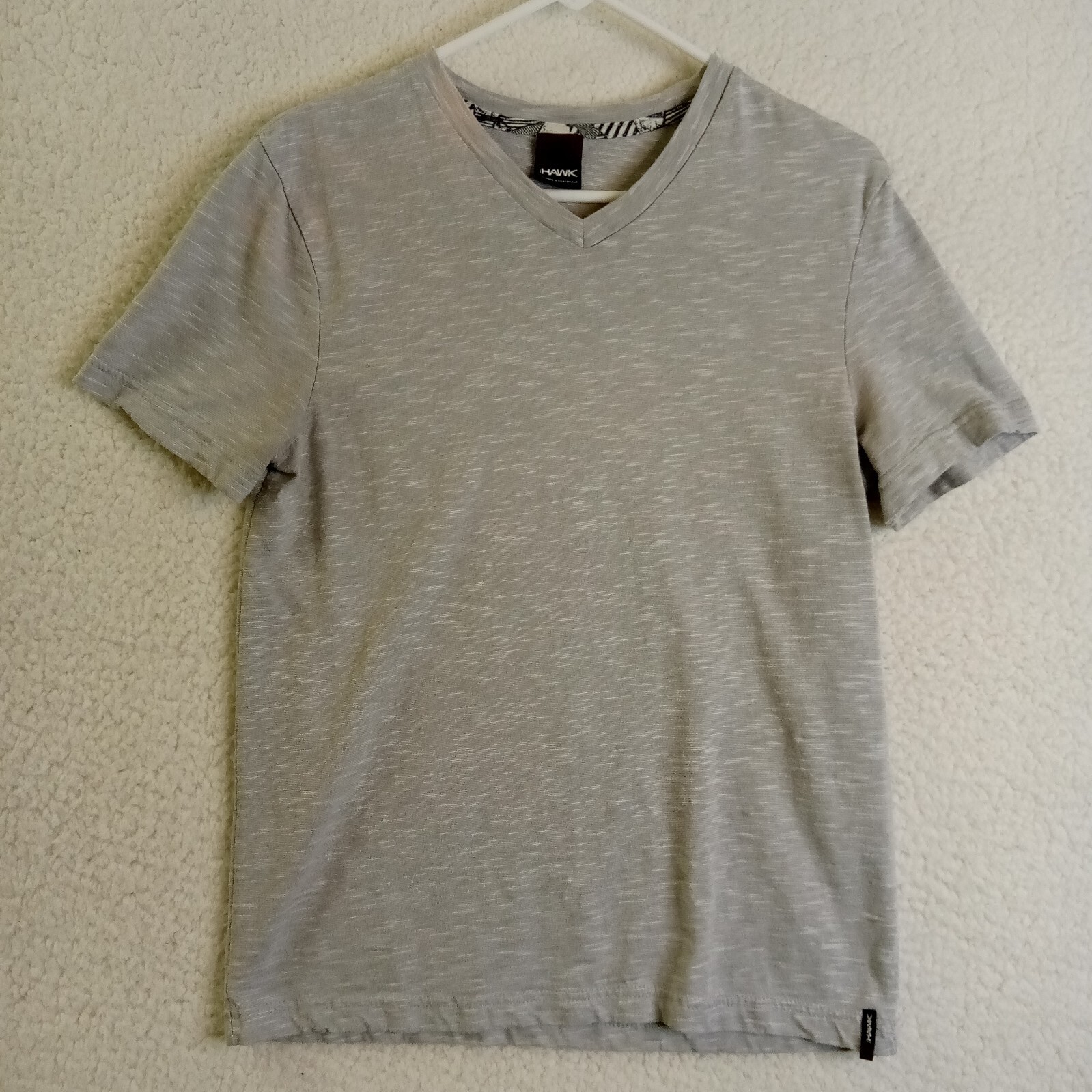 Tony Hawk T-Shirt Adult Small Short Sleeve Gray PolyCotton