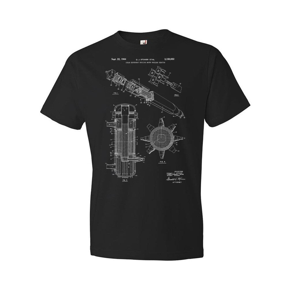 Superheated Steam Nuclear Reactor Shirt Power Plant Worker Physicist Gift