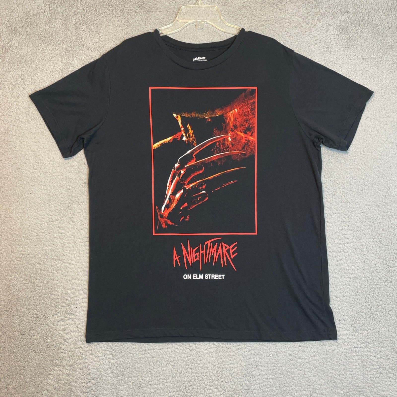 A Nightmare on Elm Street Freddy Krueger Graphic T-Shirt 2XL Horror Movie
