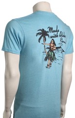 Rip Curl Hula Diamond Premium T-Shirt – Light Blue Heather – New