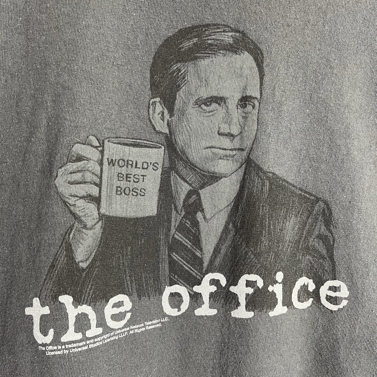 2000s The Office Michael Scott Big Face Promo Short Sleeve T-Shirt Mens Large gallery