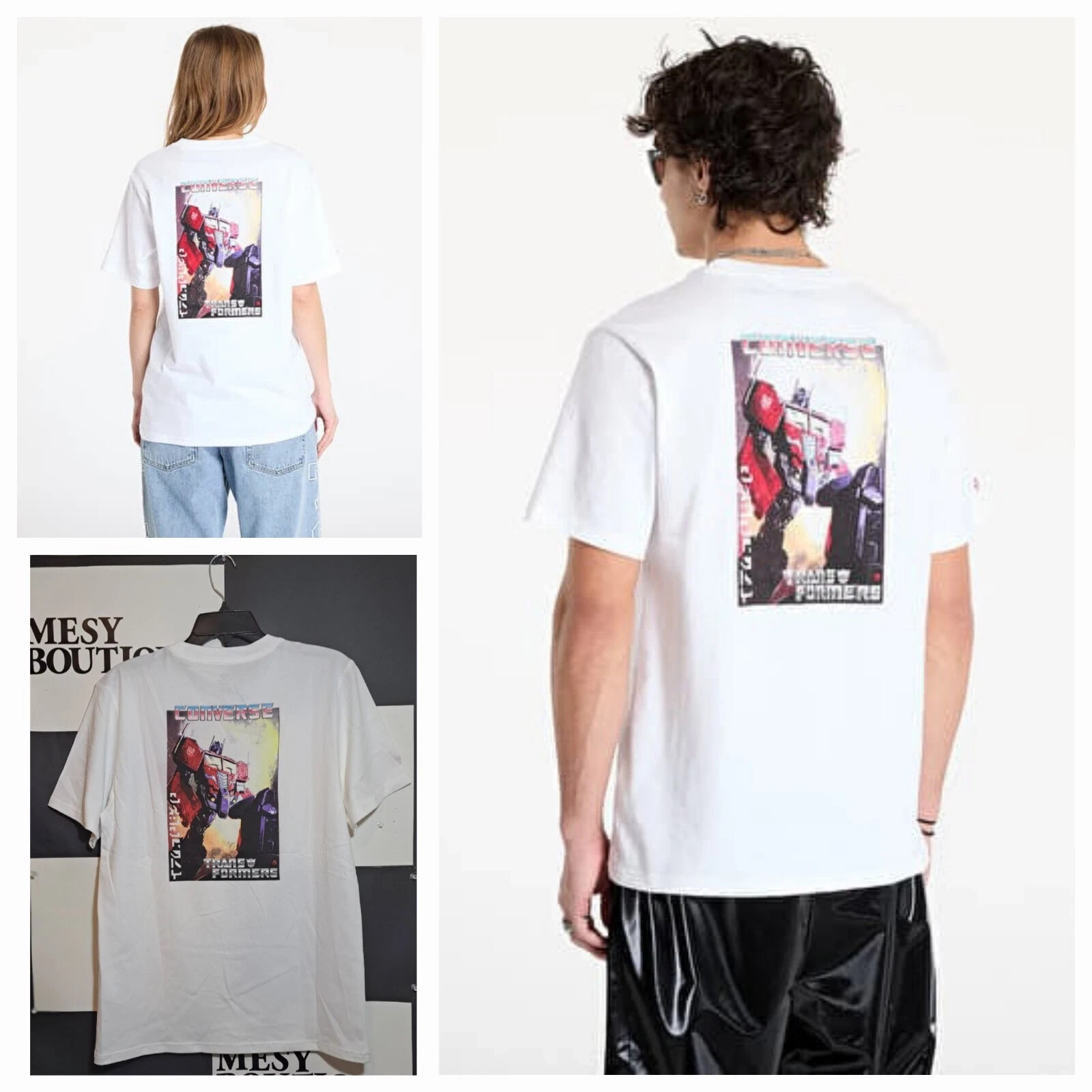 2XS - Converse T-shirt Converse x Transformers Optimus Short Sleeve Wht Unisex gallery