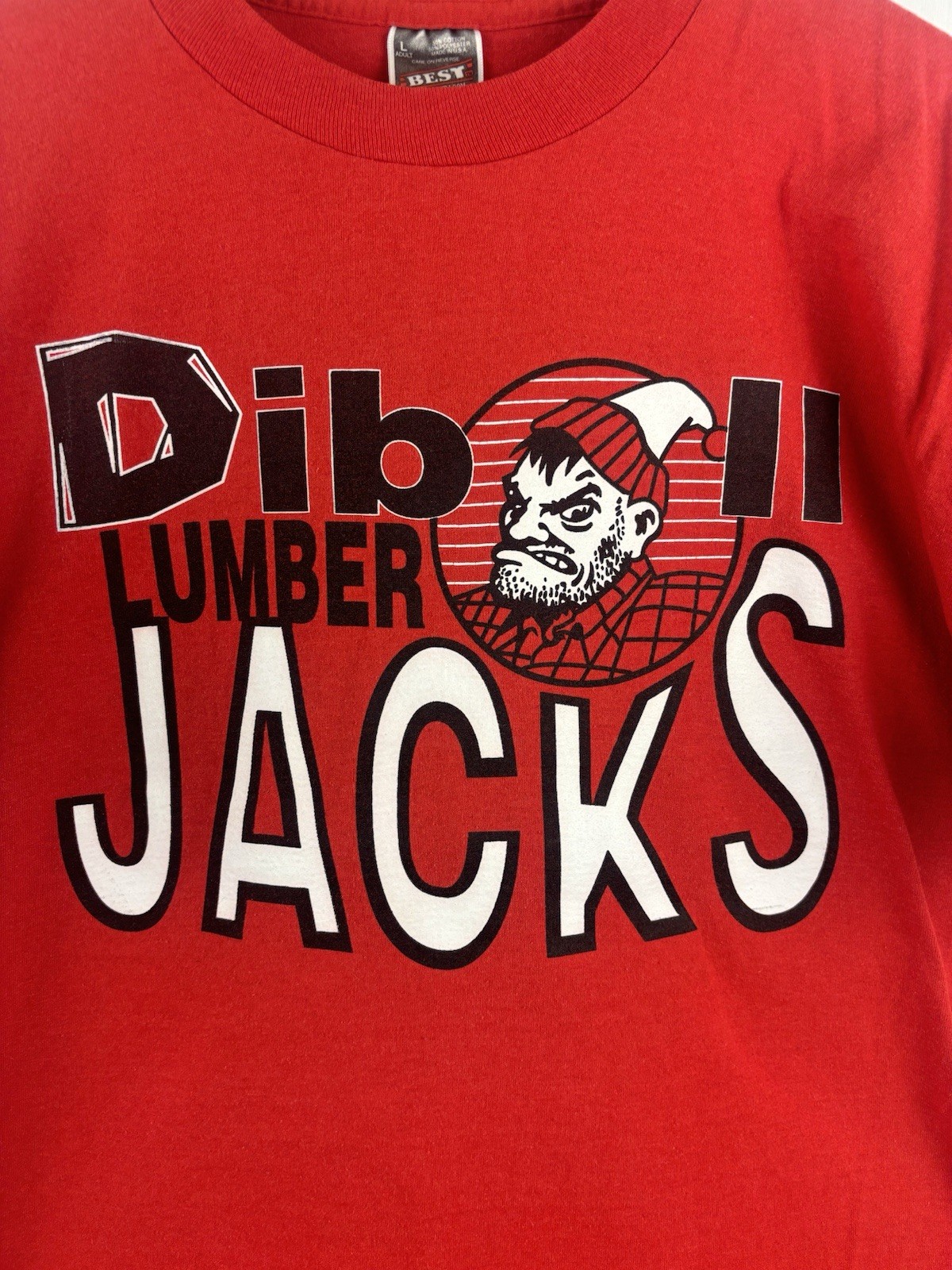 Pre-own Large Tee Shirt Made in USA Diboll Lumber Jack Whatever it Takes gallery