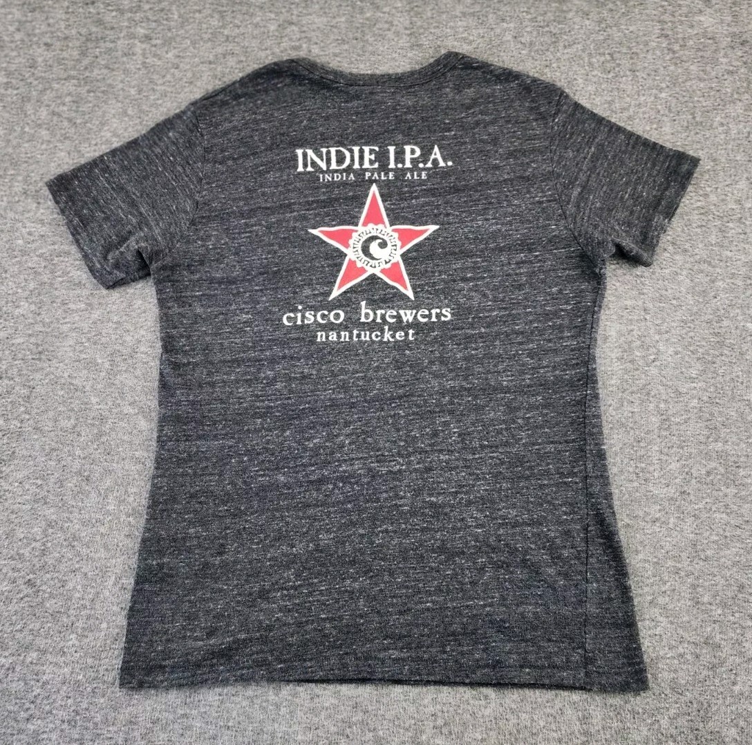 Cisco Brewers Shirt Mens Medium Indie I.P.A. India Pale Ale Nantucket Adult A04 gallery