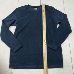 32 Degrees Heat Stormy Night Blue Long Sleeve Crew Neck Shirt Mens Size L NEW
