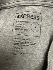 Express Men’s Slim Supersoft V-Neck Tee – Medium