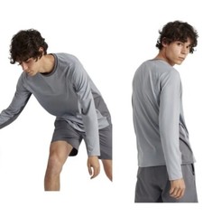 NWT Bonobos Fielder Men’s Long Sleeve Quick Dry Performance Tee, Gray, SIZE XXL