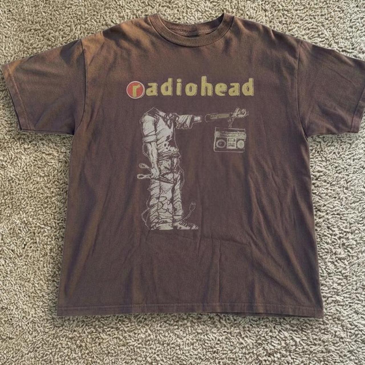 Radiohead 90s Rare Design Albums The Computer Dark Chocolate T shirt NH27017 gallery