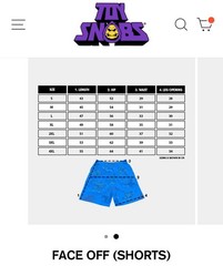 Toy Snobs FACE / OFF Extra Large Limited SOLD OUT Basketball Shorts NEW FREE NOW
