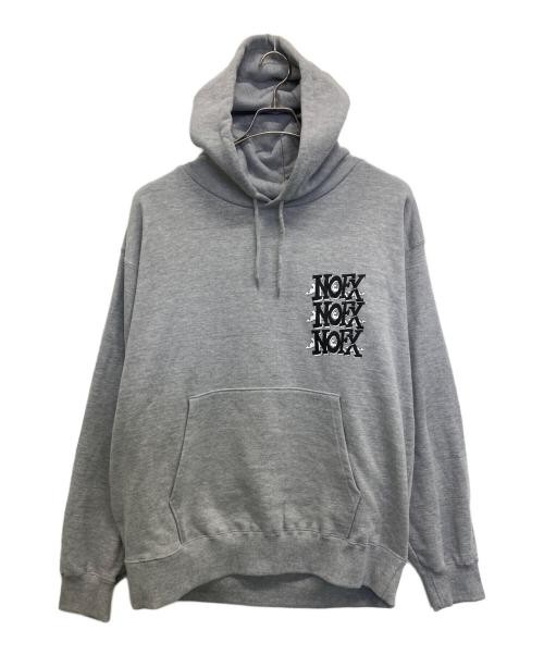 CROSS STITCH Pullover hoodie gray
