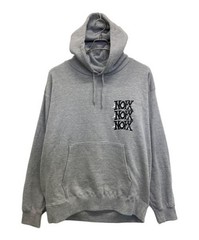 CROSS STITCH Pullover hoodie gray