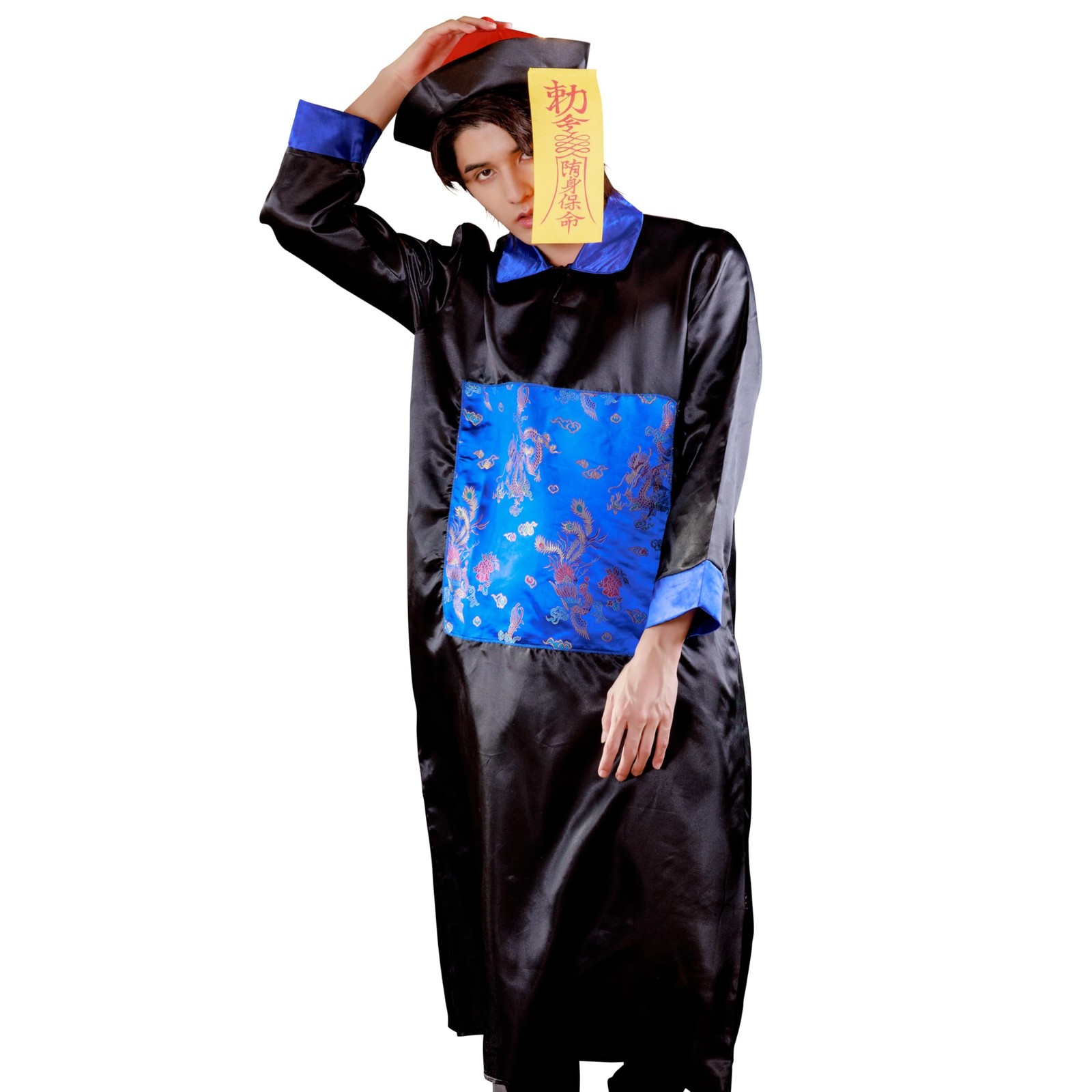 Men’s Blue Jiangshi Cosplay Halloween Costume