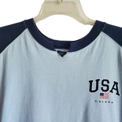 Biker Sleeveless Tee with Born Free Eagle USA Large 100% Cotton Large Pacific