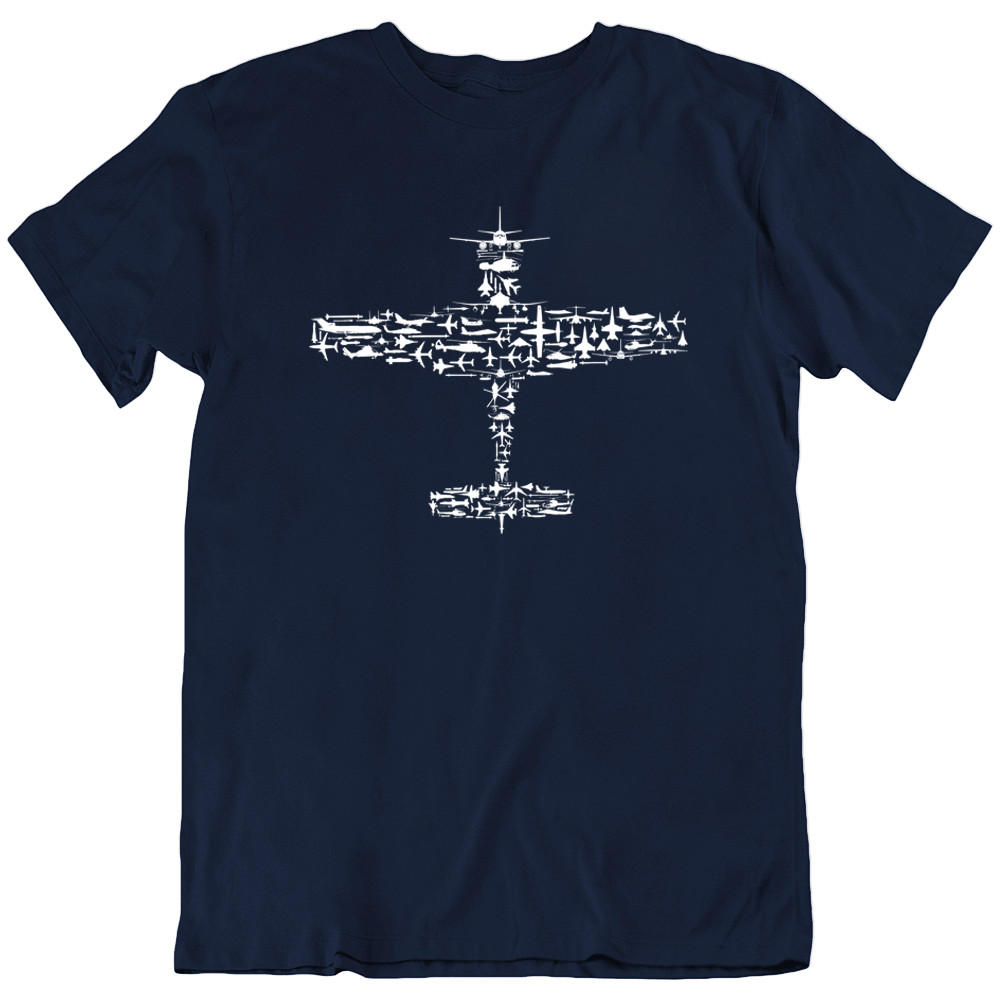 Aviation T-Shirt Fighter Jet Airplane Pilot Gift Military Aircraft Graphic Tee gallery