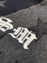 FACETASM Stars and Stripes Oversized Tee white AY-TEE-IS02