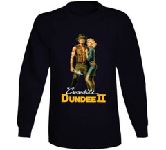 Crocodile Dundee 2 Retro 80’s Action Movie T Shirt