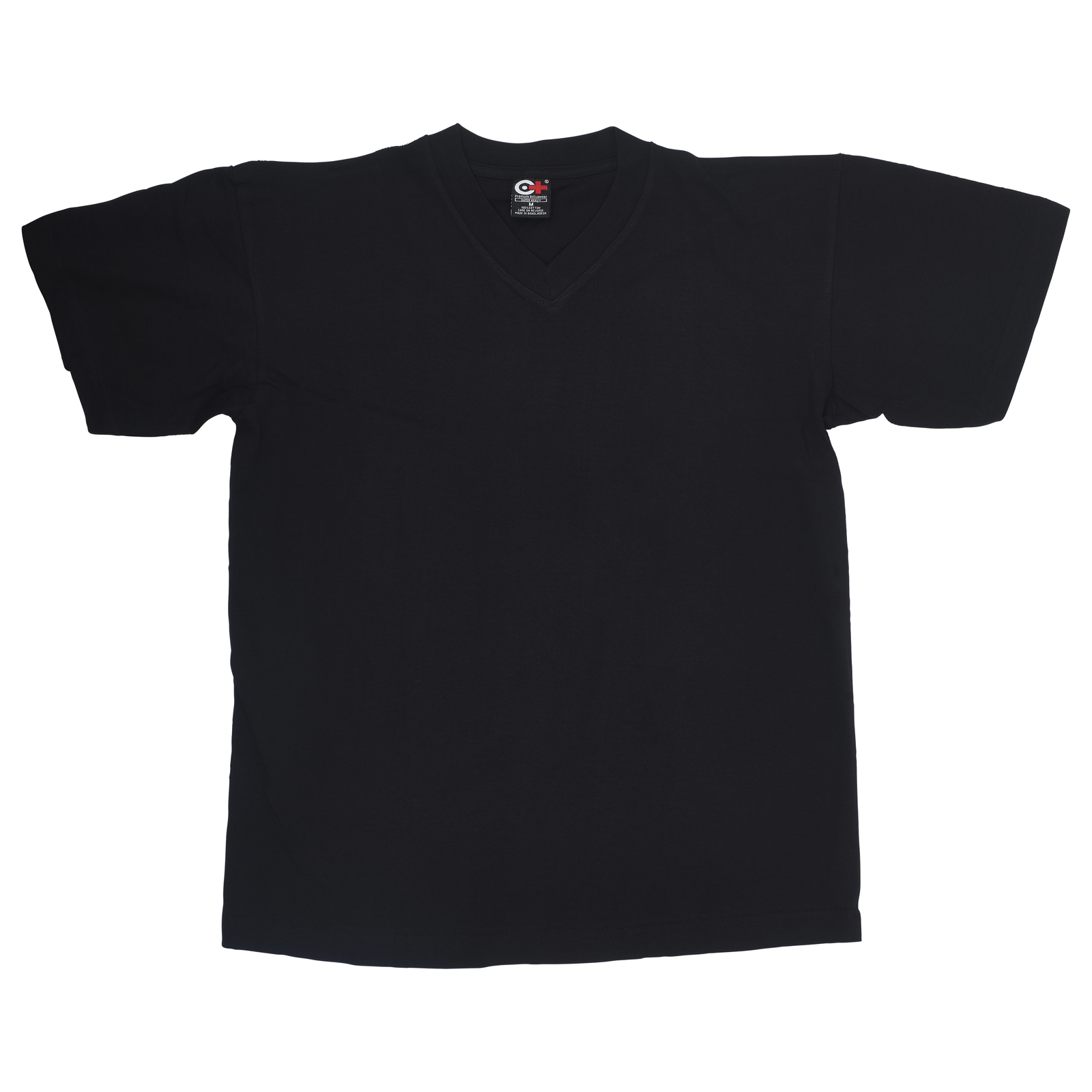 Men’s Short Sleeve Premium Heavy Weight V-Neck 100% Cotton T-Shirt Big & Tall