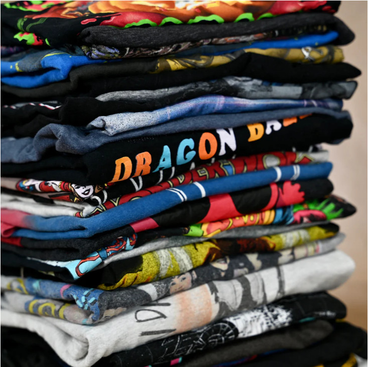 Bulk Graphic T-Shirt Lot Reseller Pack Mens Anime Marvel DC Pop Culture gallery